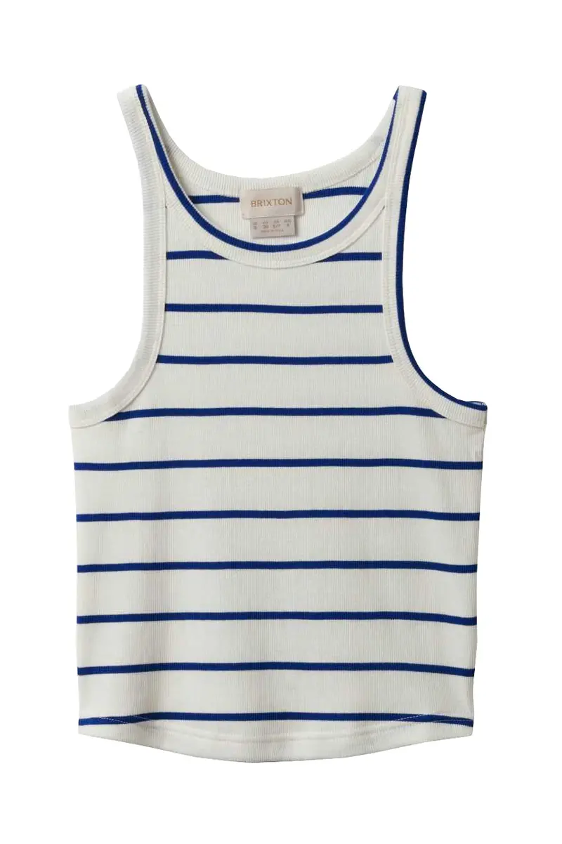 Brixton Organic Ribbed High-Neck Tank Top 1