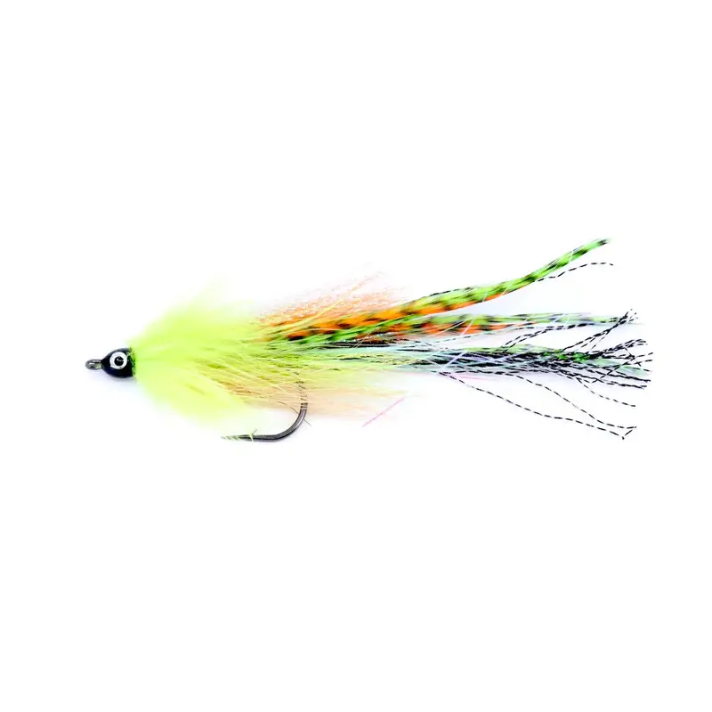 Bullethead Baitfish Fly – Chartreuse 1