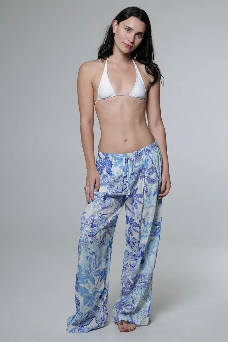 Canopy Beach-Style Lightweight Linen Pant 1