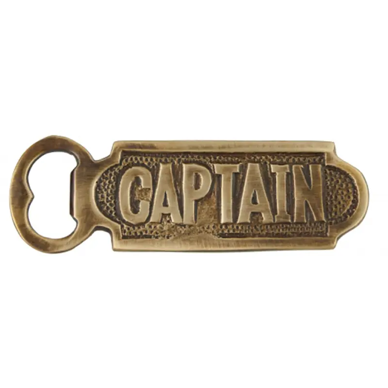 Captain Plaque Stainless Steel Bottle Opener 1