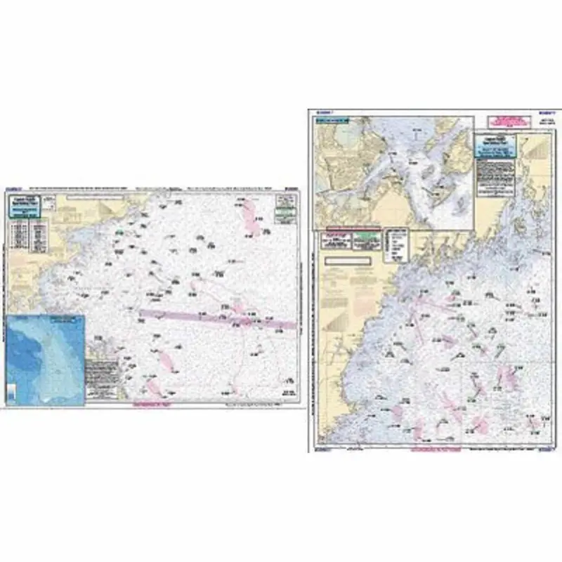 Captain Seagull Gulf Of Maine & Massachusetts Bay Nautical Chart – Regional Navigation Map 1