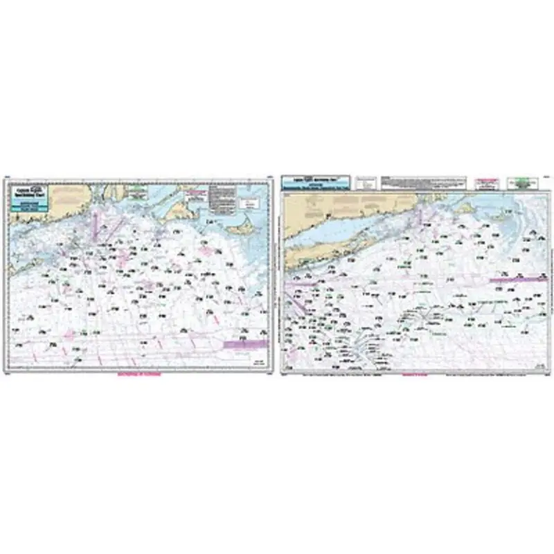 Captain Seagull Offshore Canyon Chart Covering Ma, Ri, Ct, Ny – Deep-Sea Fishing Map 1