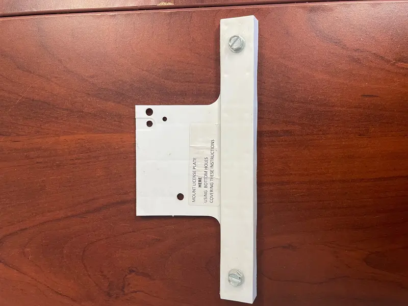 Car-Mate License Plate Bracket – Universal Mount, Rust-Proof Construction 1