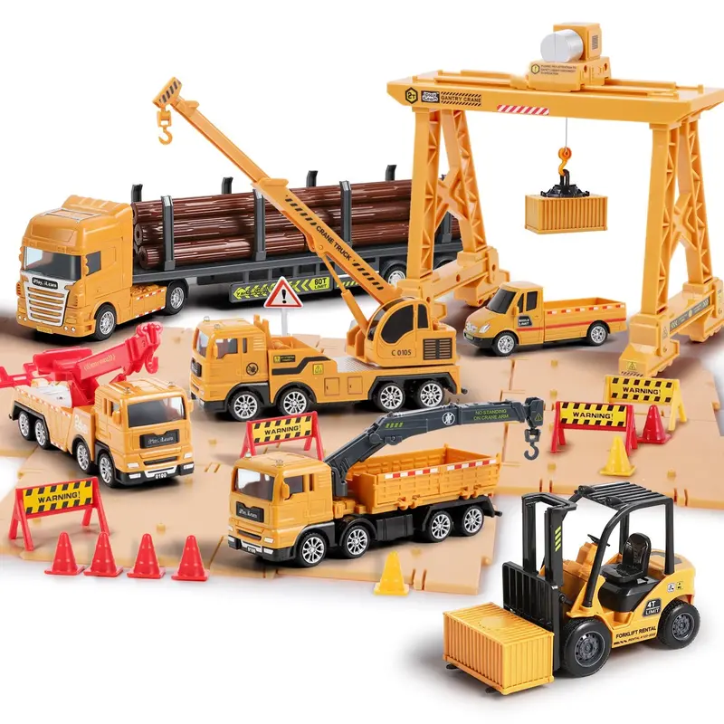 Cargo Transport Crane Truck Toy Collection 1