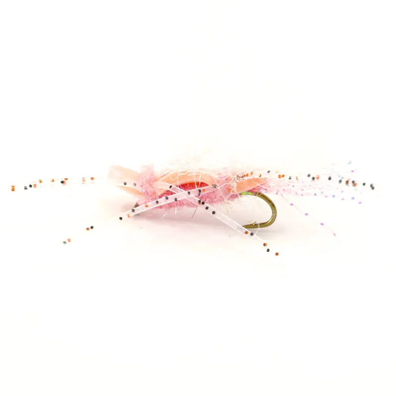 Chubby Chernobyl Dry Fly – Peach-Pink 1