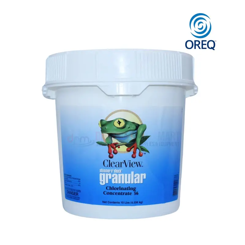 Clearview Dichlor Granular Chlorine – 10 Lb Shimmer-N Shock For Rapid Sanitization 1