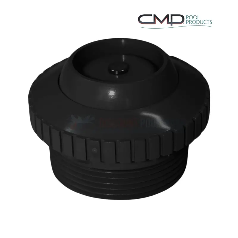 Cmp 1.5-Inch Black Eyeball Return Fitting With Built-In Check Valve 1