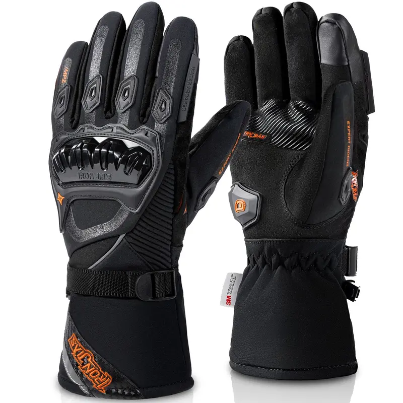 Cold-Weather Motorcycle Gloves With Waterproof Membrane – Axe01 1