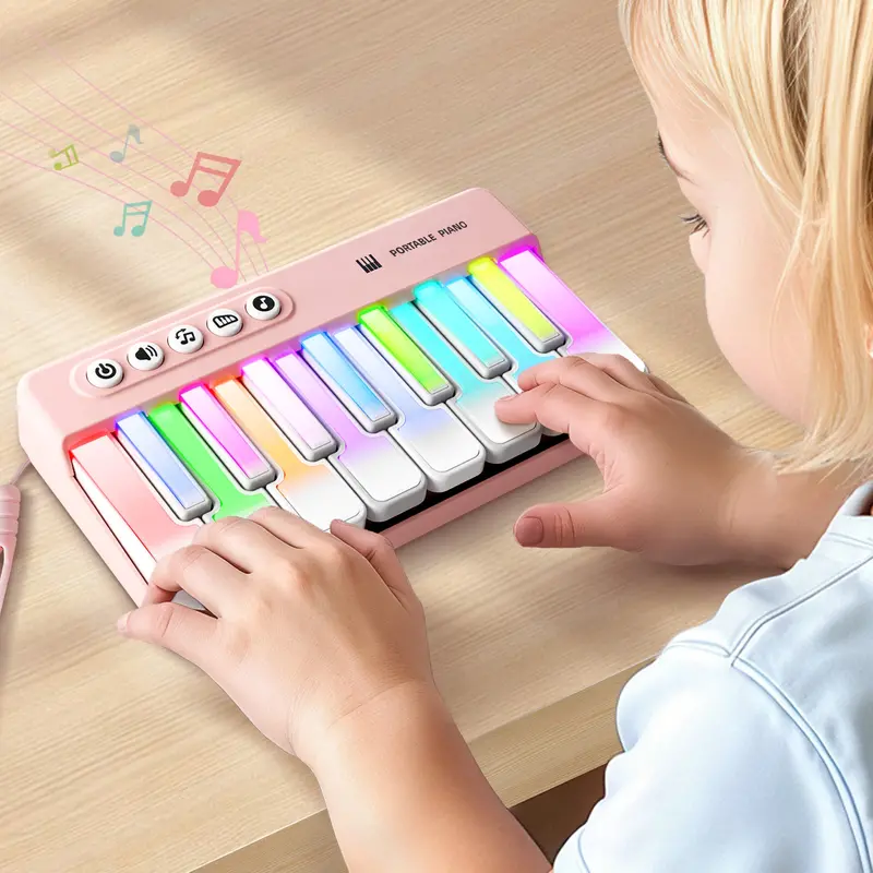 Compact Mini Piano Toy For Early Music Exploration 1