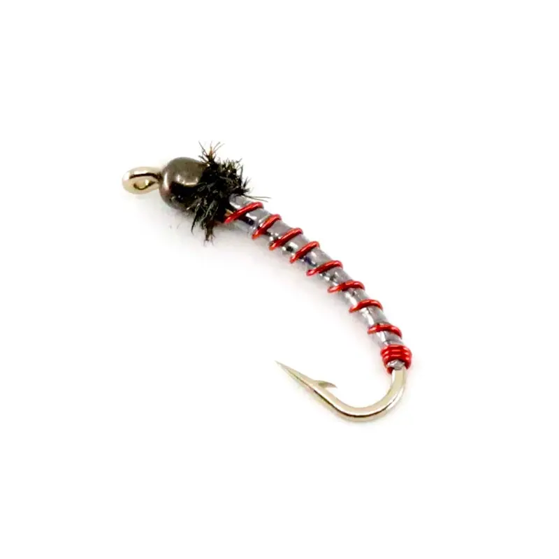 Cone-Head Chironomid – Red Wire, Static Bag 1