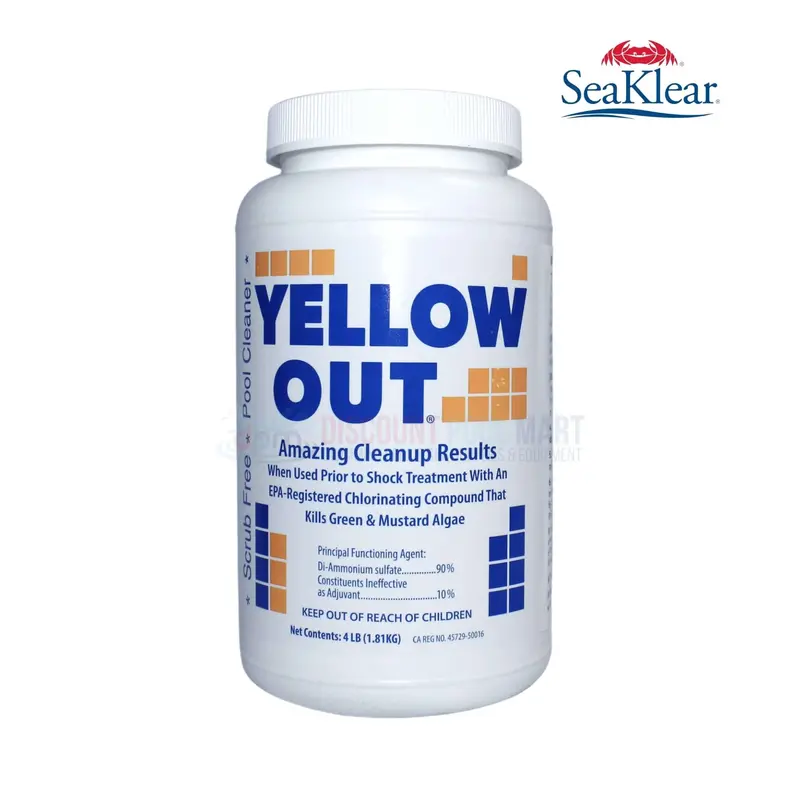 Coral Seas 17614Cor Yellow Out Algaecide – 4 Lb Granular Formula For Stubborn Algae 1