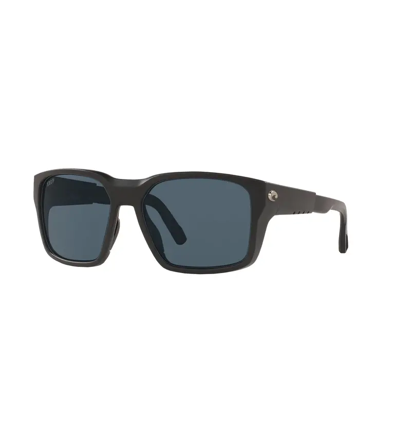 Costa Del Mar Tailwalker Gray 580P Polarized Sunglasses – Matte Black Frame 1
