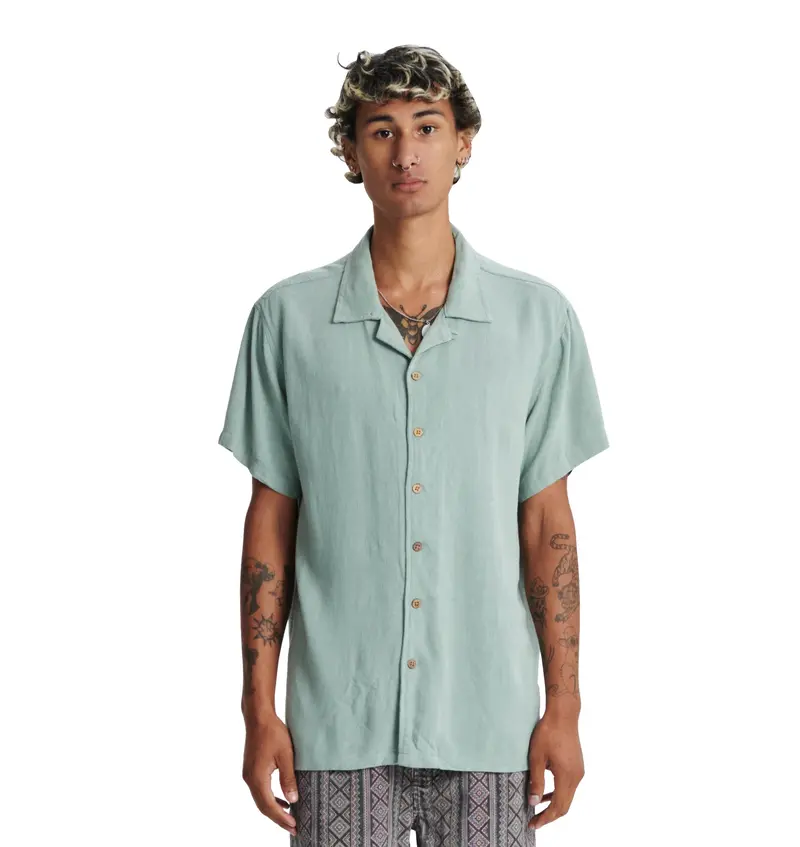 Critical Slide Society Ernie Resort Shirt – Artistic Island-Style Short-Sleeve Shirt 1