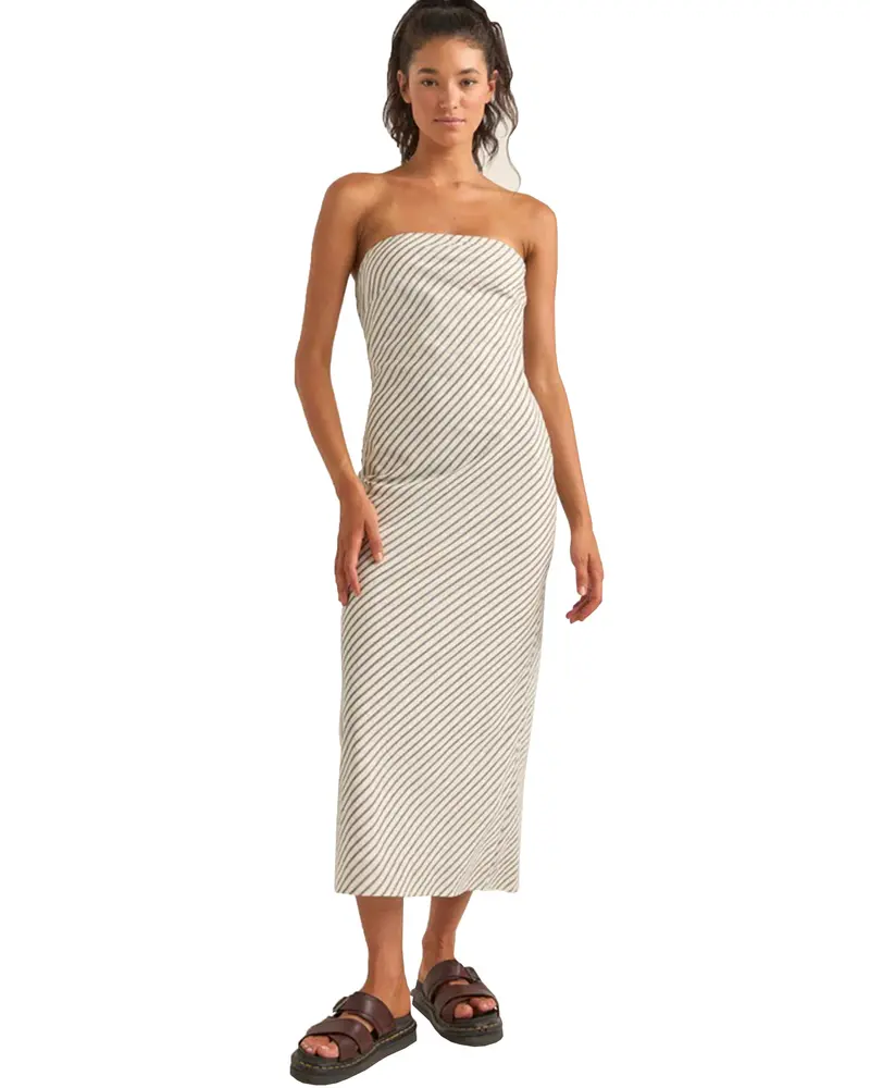Dalia Bias-Cut Midi Dress – Rhythm 1