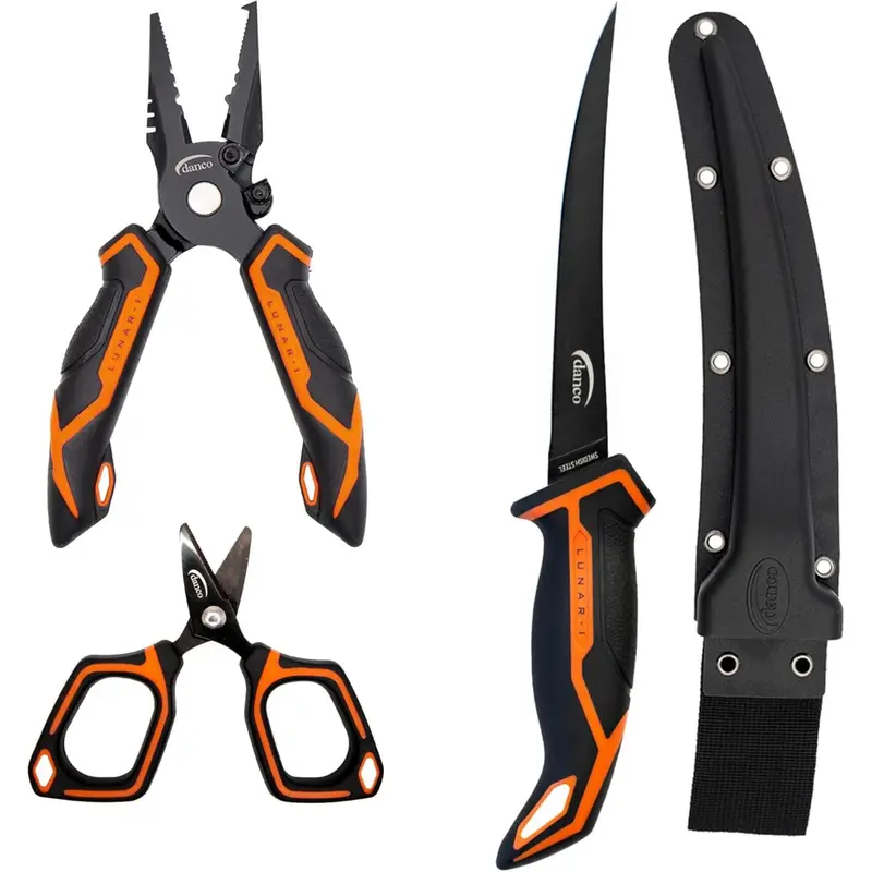 Danco Lunar-1 Launch Pad Kit – Pliers, Braid Scissors & Knife Bundle 1