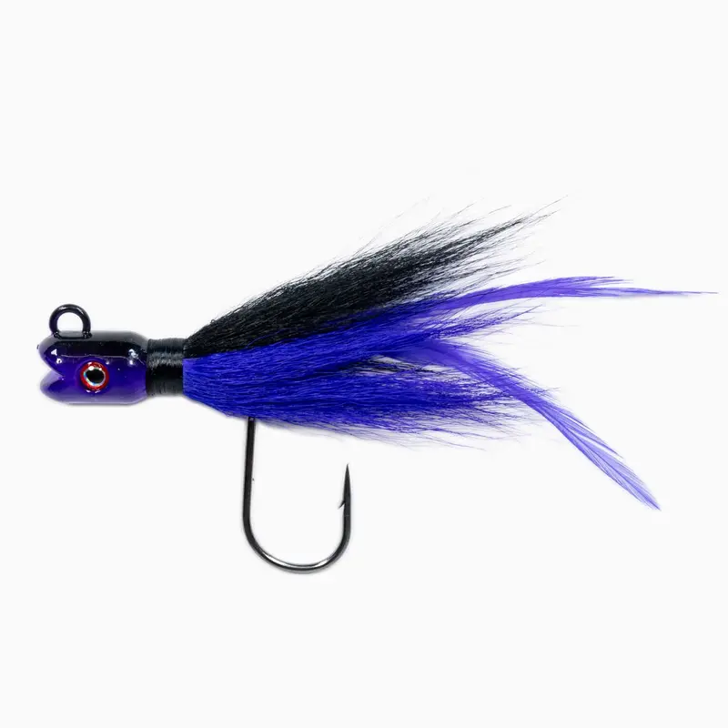 Dark Matter John Skinner Striped Bass Bucktails – Swing Hook Design 1