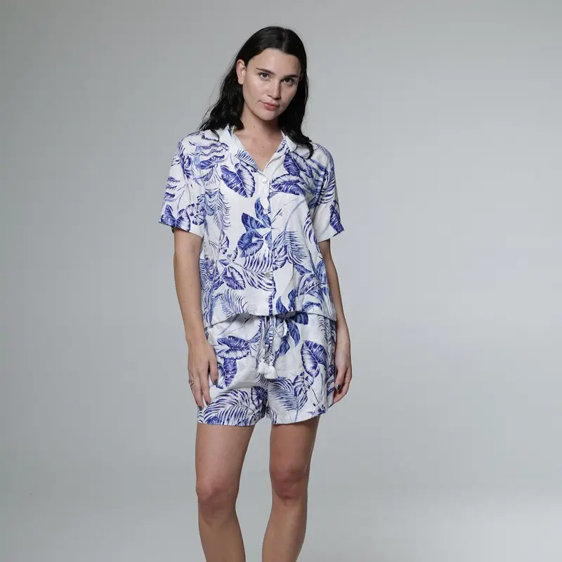 Del Cabo Short-Sleeve Button-Down Shirt 1