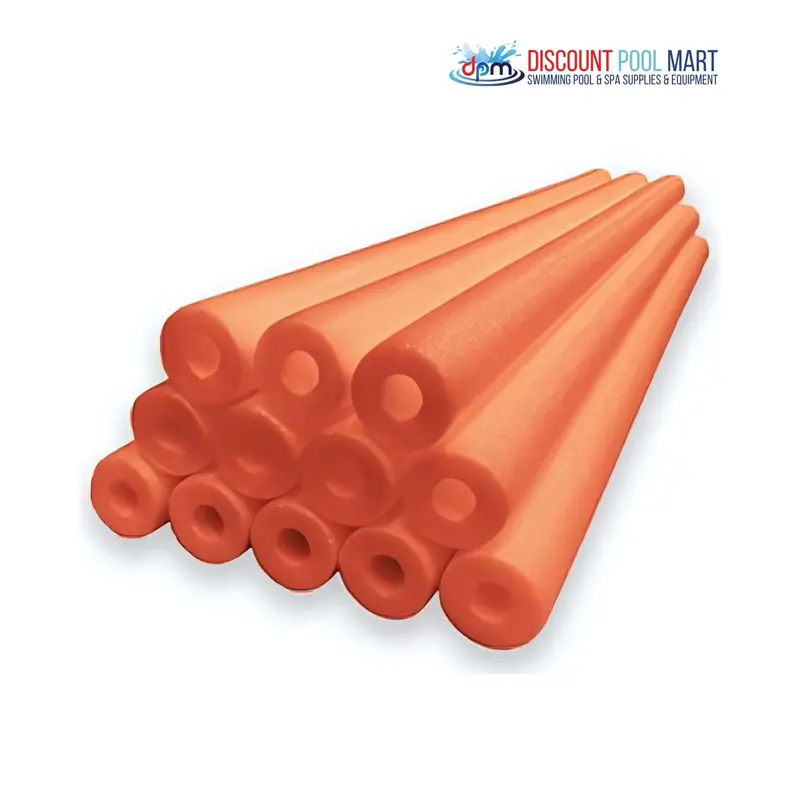 Deluxe Foam Swim Noodles – Assorted Colors (Orange, Black, Purple), 47" X 2.25" 2
