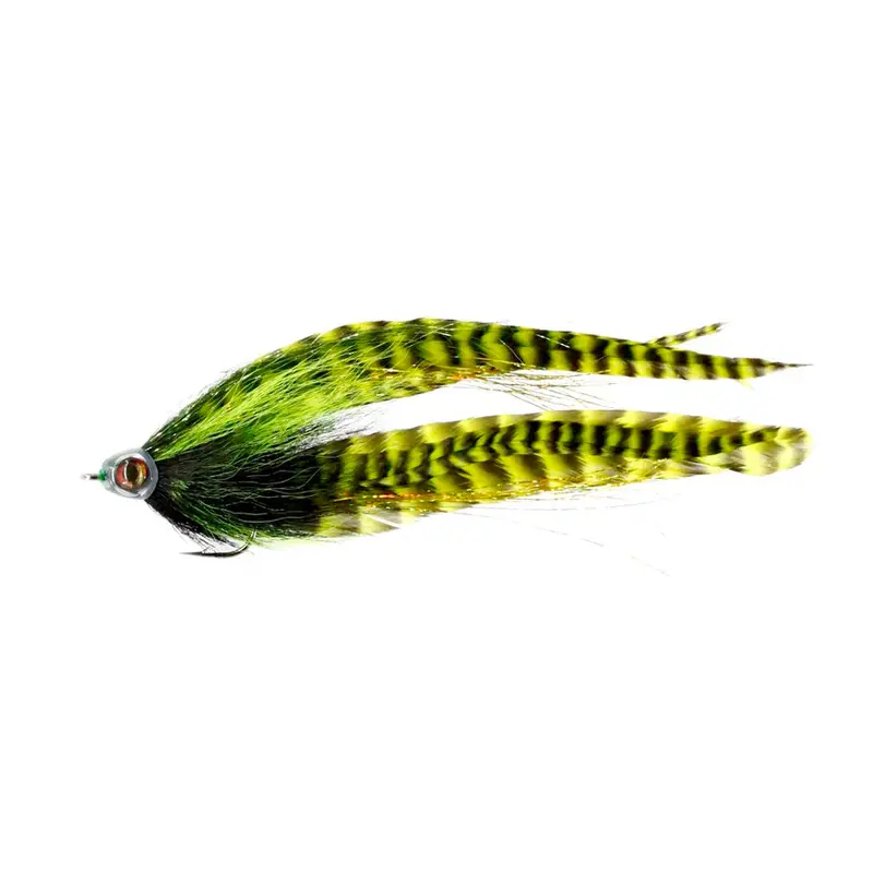 Devil'S Tickler Fly – Chartreuse-And-Black 1