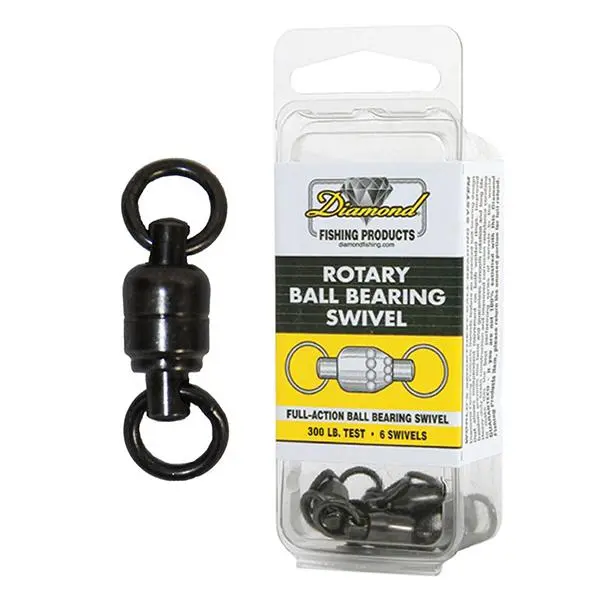Diamond Fishing Rotary Ball Bearing Swivels – Smooth-Turning Trolling Connectors 1