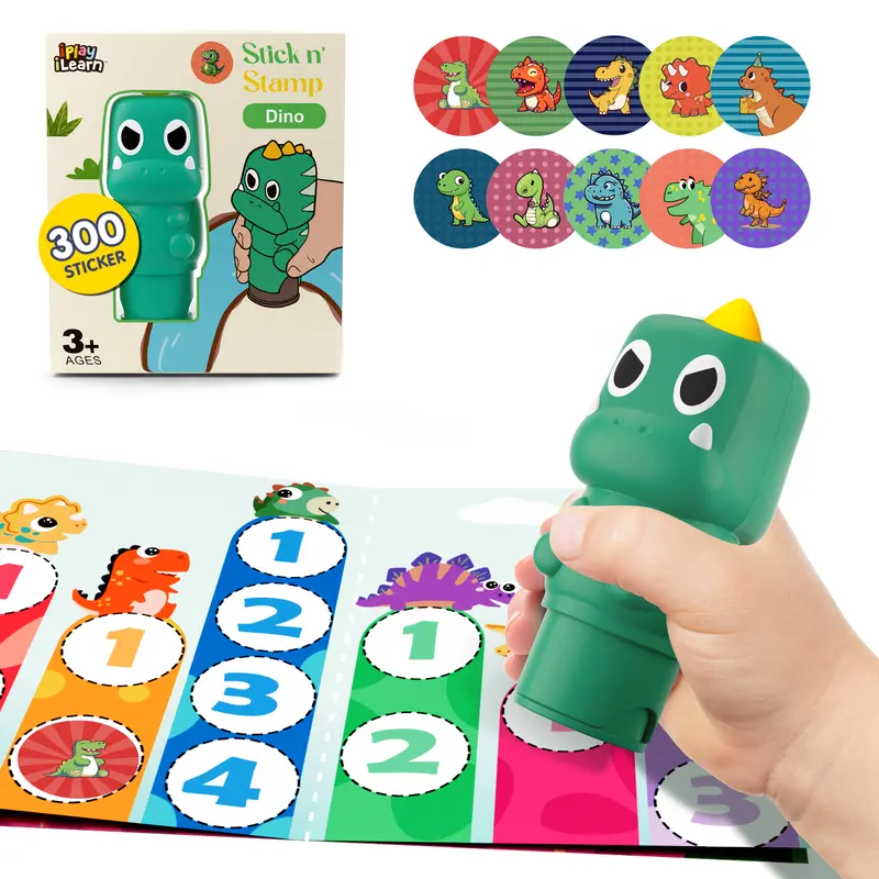 Dino Adventure Stamp & Sticker Play Set 1