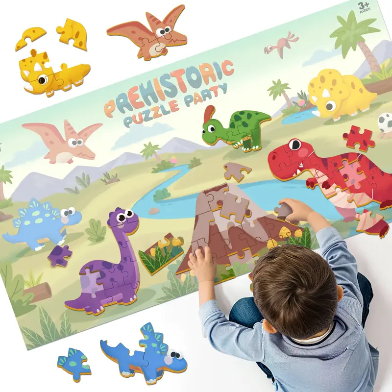 Dinosaur Floor Puzzle For Kids Ages 3 To 6 1