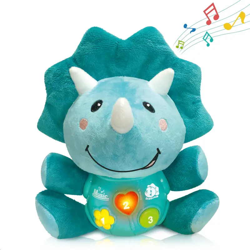 Dinosaur-Themed Musical Toy For Infants – Interactive Baby Sound Toy 1
