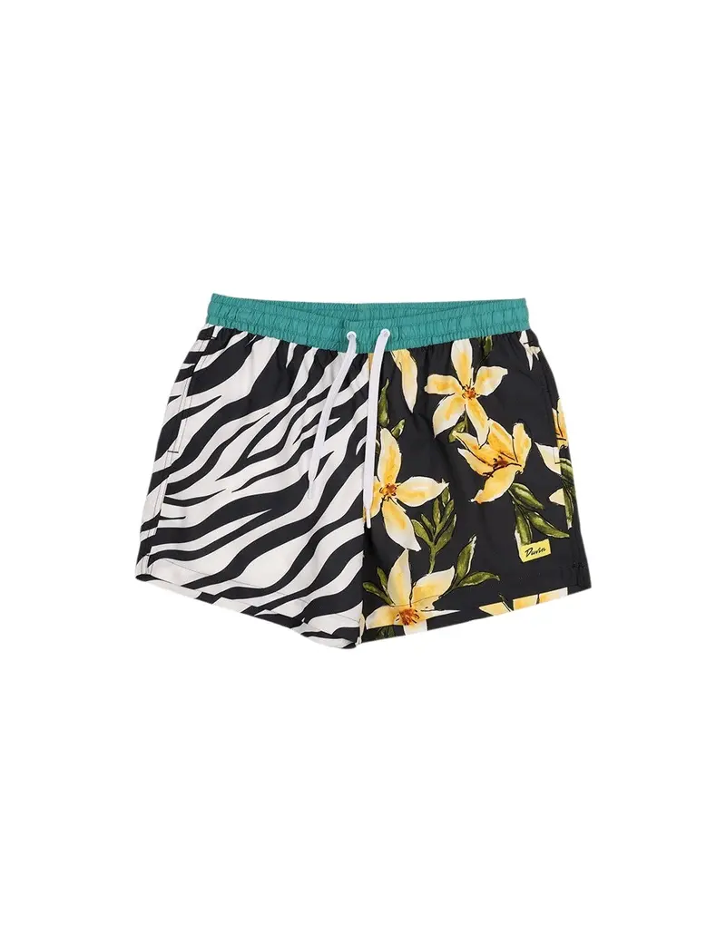Duvin Flower & Zebra Print Swim Shorts 1