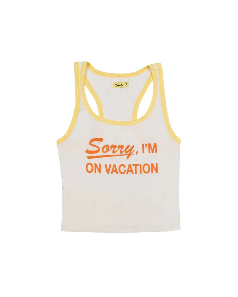 Duvin On Vacation Ribbed Sleeveless Tank Top 1