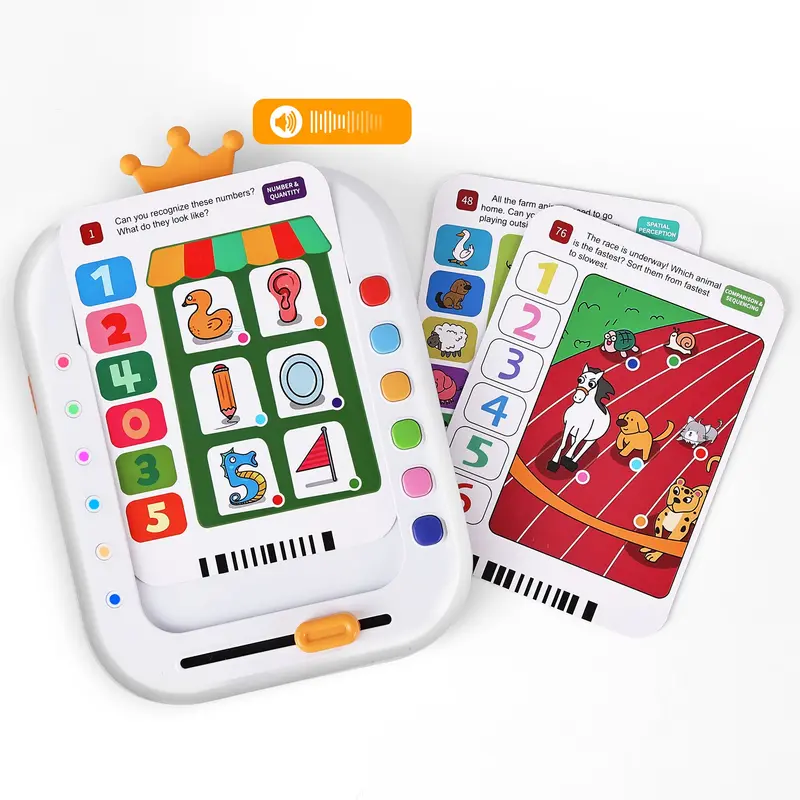 Educational Learning Tablet Toy With Flash Cards For Toddlers 1