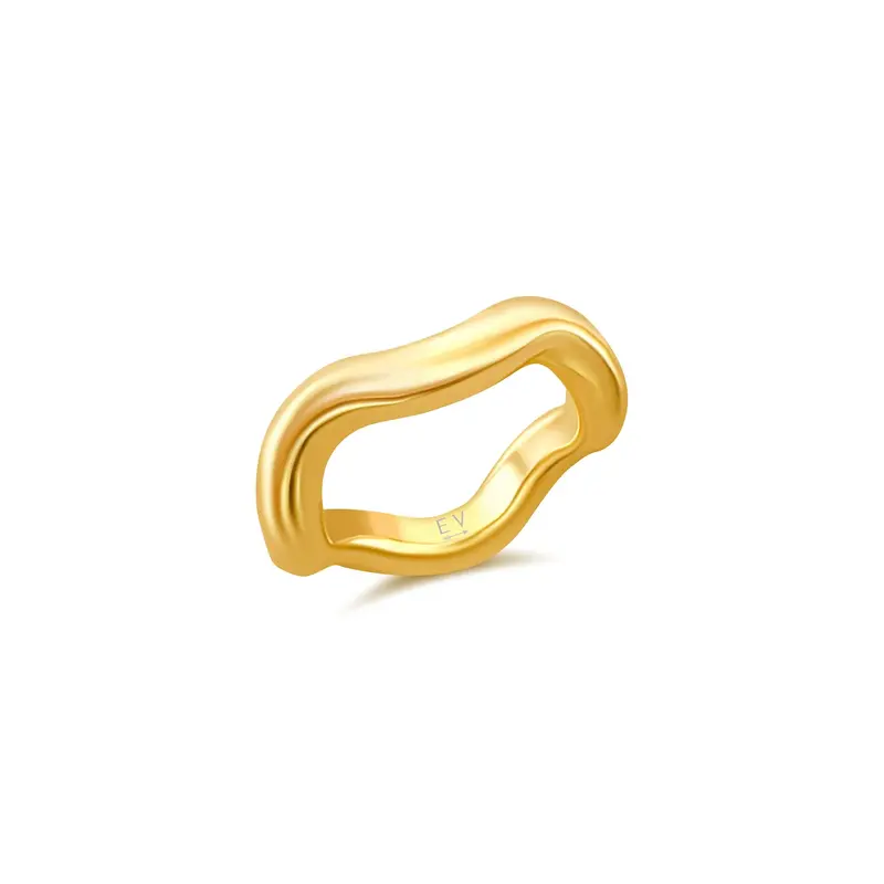 Ellie Vail Louisa Curved Stackable Ring 1