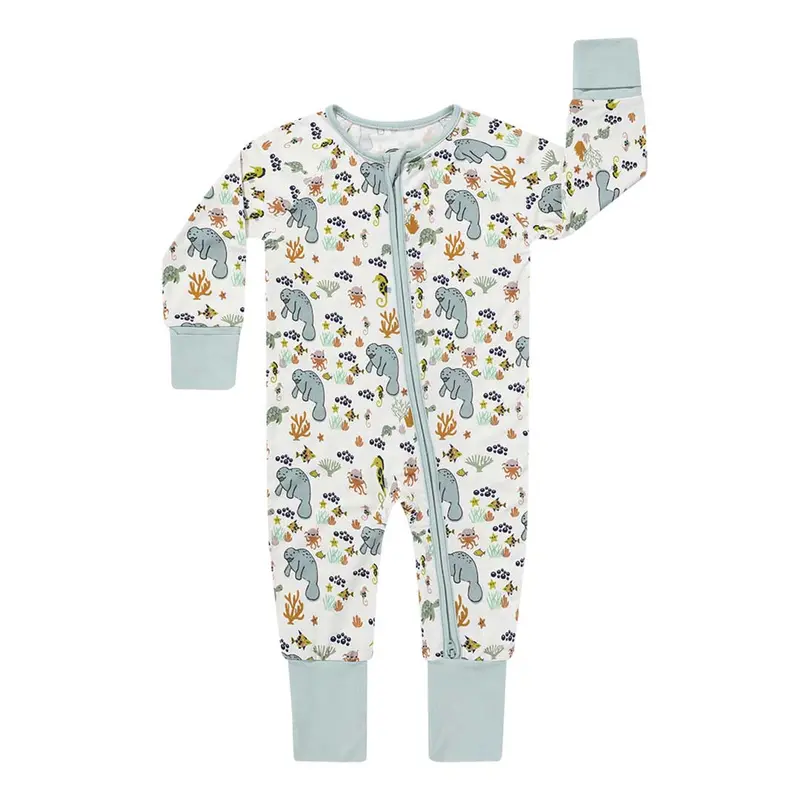 Emerson & Friends Organic Bamboo Convertible Sleepwear For Infants 1