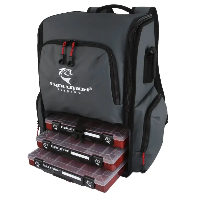 Evolution Outdoor Largemouth 3.0 Tackle Backpack – Angler-Focused Design 1