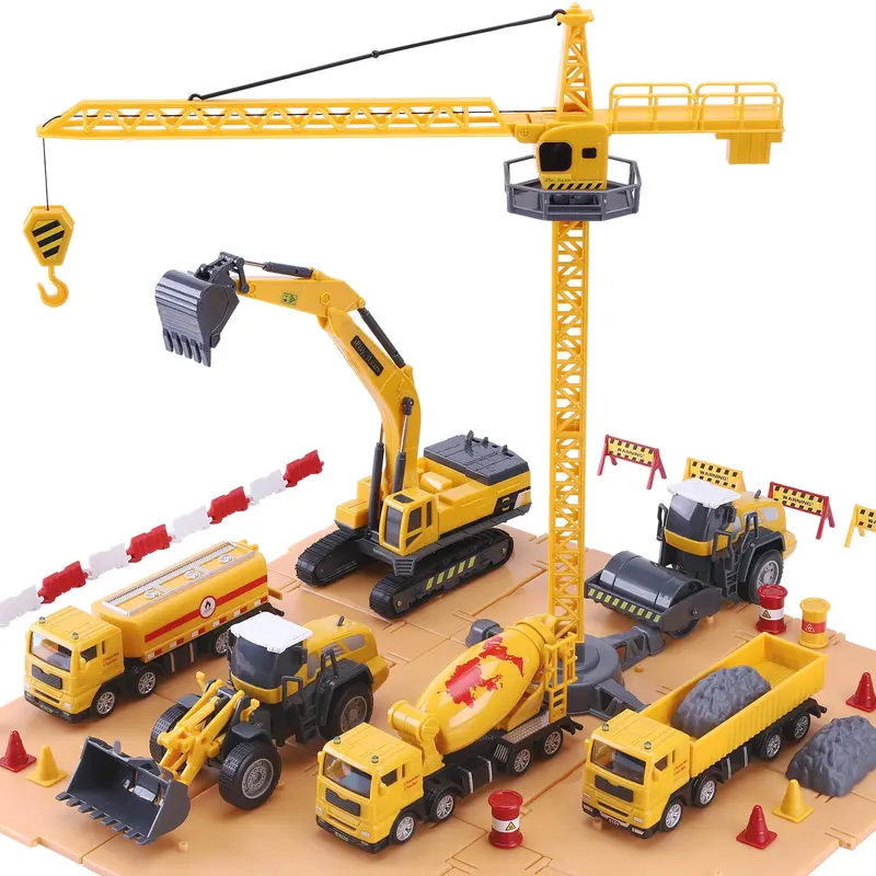 Excavator & Construction Vehicle Play Set – Engineering-Themed Toy Collection 1