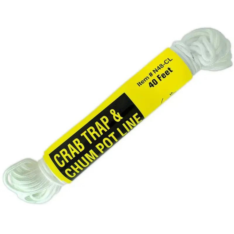 F.J. Neil Crab Trap & Chum Pot Line – 40-Foot Braided Nylon 1