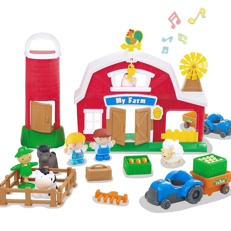 Farmhouse-Themed Playset For Toddlers 1