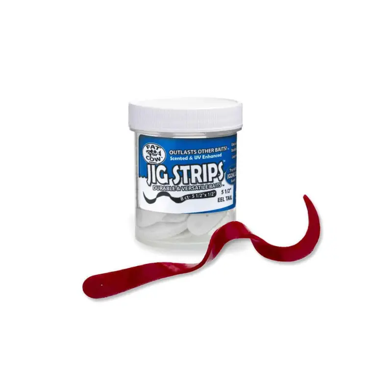 Fat Cow Jig Strips – Eel Tail Bait Strips 3