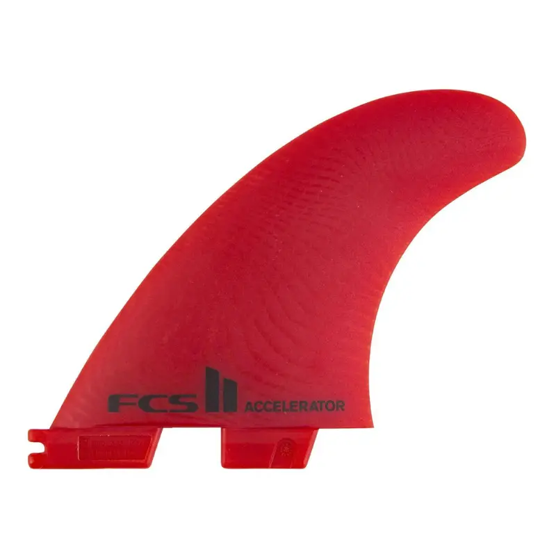 Fcs 2 Accelerator Eco Neo Glass Tri-Fin Set (Red, Large) 1