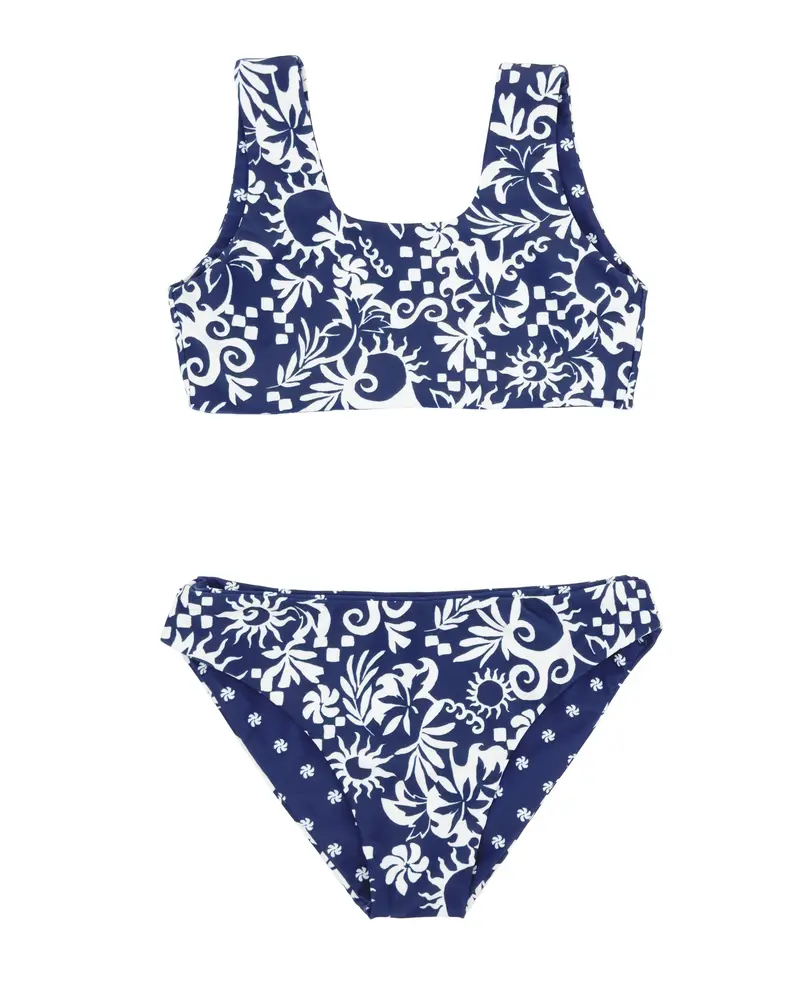 Feather 4 Arrow Island Hopper Reversible Bikini Set 1