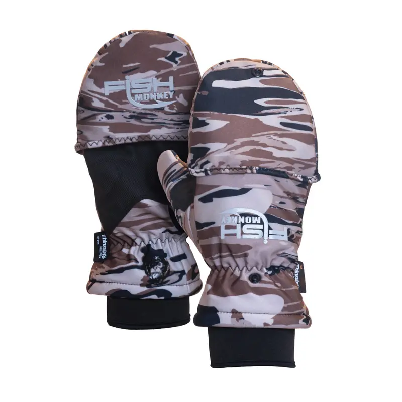 Fish Monkey Tundra Premium Insulated Fishing Mittens (Fm25) 1