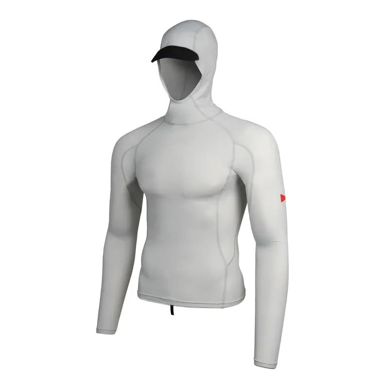 Florence Marine X Long-Sleeve Hooded Rashguard With Utility Pockets 1