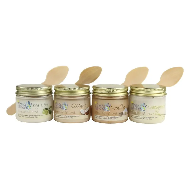 Florida Glow Sea Salt Exfoliating Scrub – 8 Oz Jar 1