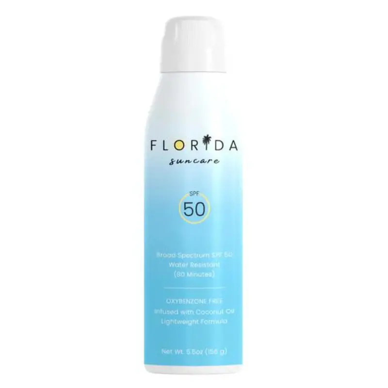 Florida Glow Spf 50 Sunscreen Spray – 5.5 Oz Travel-Friendly Bottle 1
