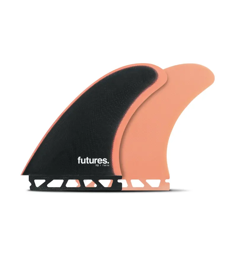 Future Fins T2 Fiberglass Twin Set – Indigo/Rose Accent 1