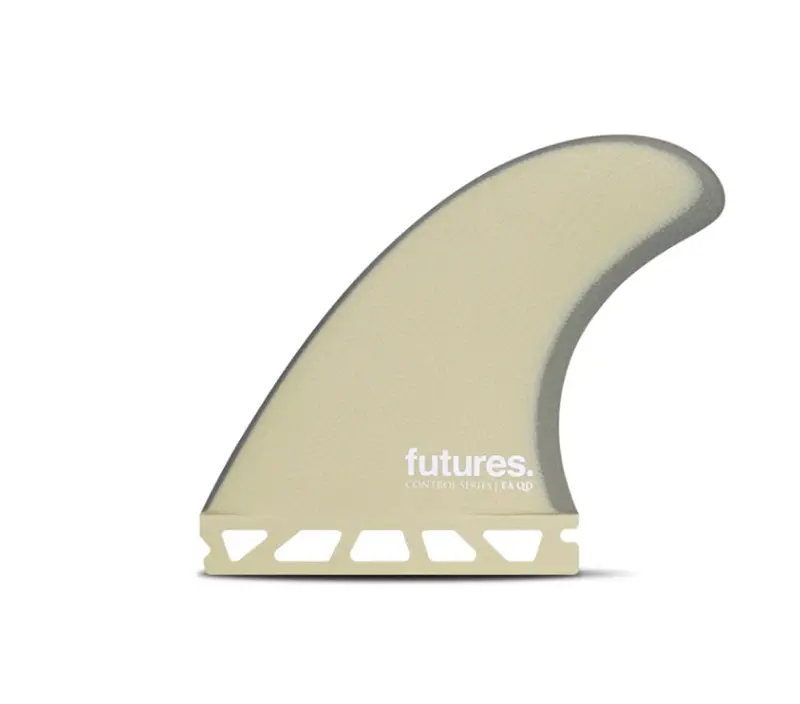 Futures Fea Control Quad Fin Set – Sandy Finish, Medium Size 1