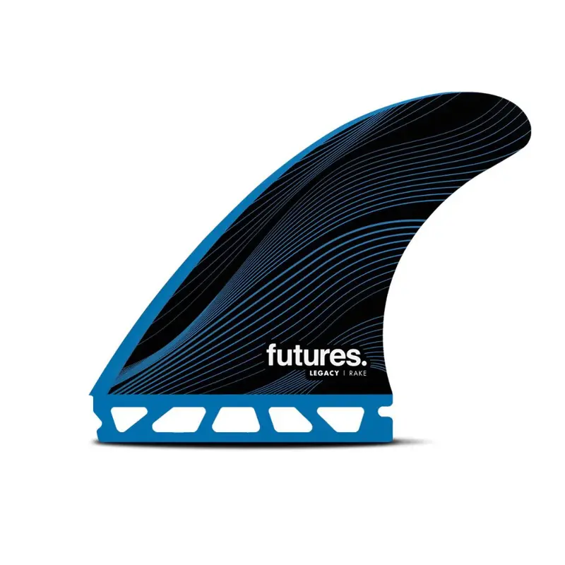 Futures Fins R6 Honeycomb Thruster Set – Blue, Medium 1