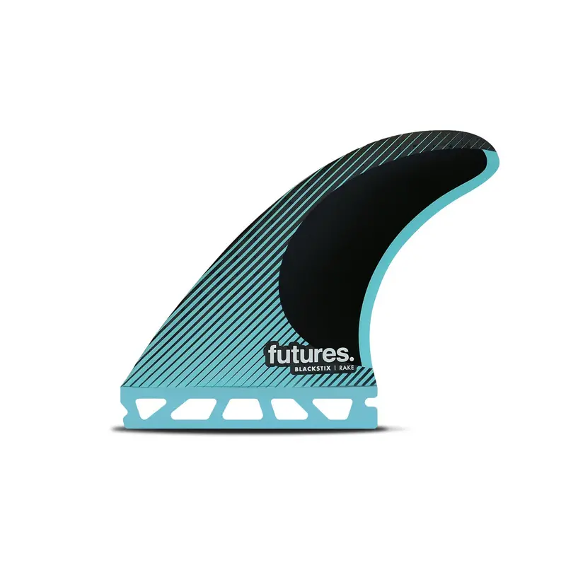 Futures R6 Blackstix Thruster Fin Set – Blue, Medium 1