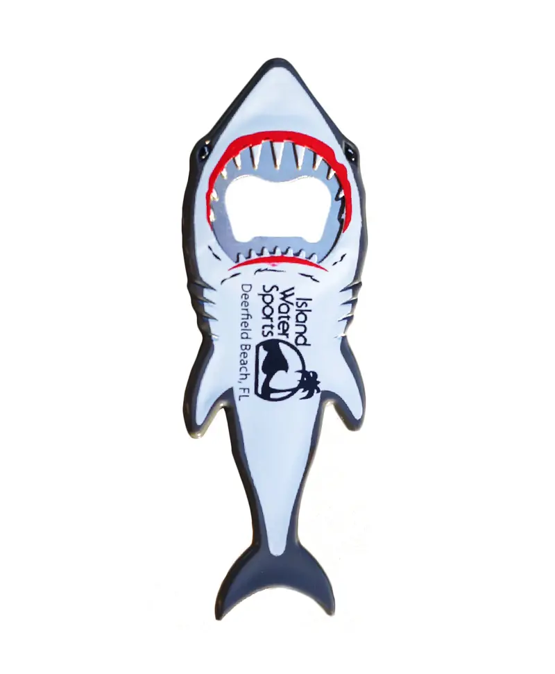 Getagadget Island Water Sports Shark Magnet Bottle Opener 1