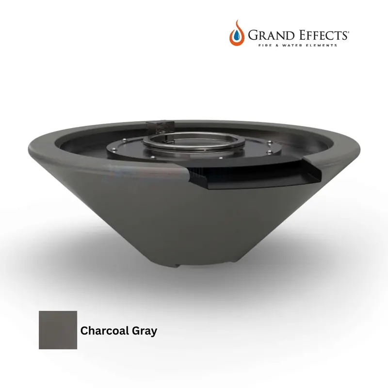 Grand Effects Essex Fire And Water Bowl – Cast Concrete Design 1