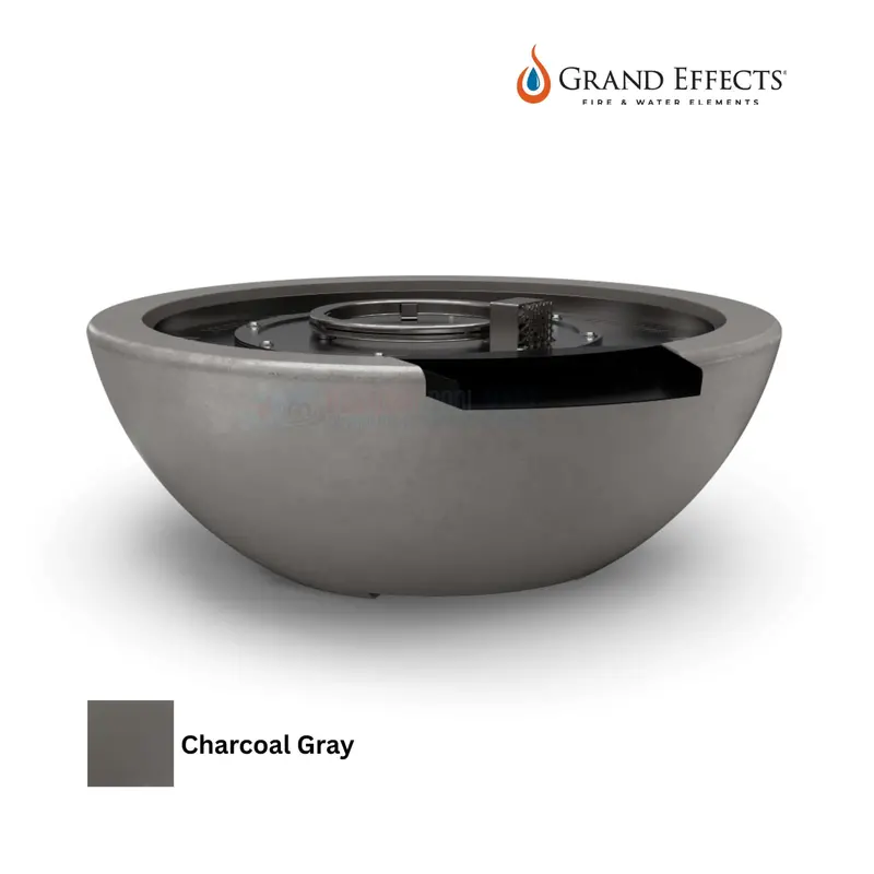 Grand Effects Legacy Fire & Water Bowl – Dual-Function Concrete Feature 1
